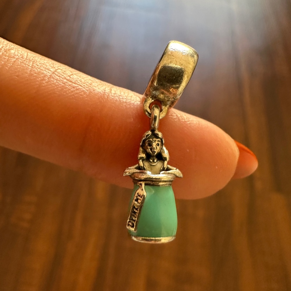 RETIRED Pandora Charm - Disney Alice's Magic Potion Dangle